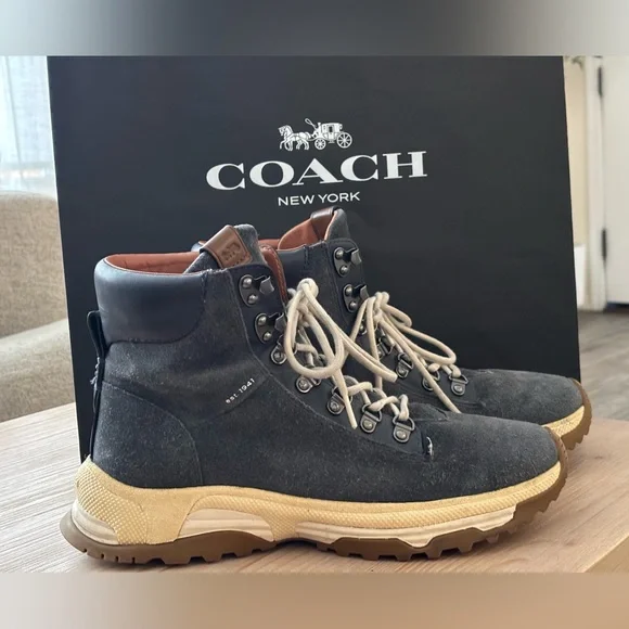 Coach Urban Hiker Boot - Charcoal and Tan
